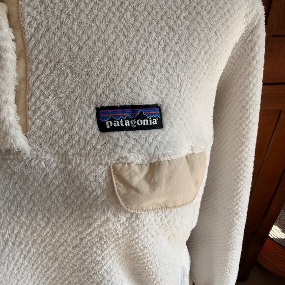 Patagonia Women's Re-Tool Snap-T® Pullover in Raw Linen - White X-Dye Size Large - Picture 7 of 10